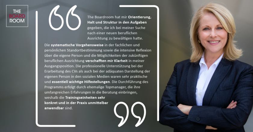 Erfahrungen als Topmanagerin mit The Boardroom