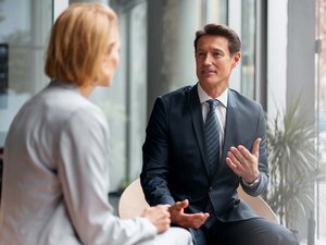 Führungskraft im Coaching zur beruflichen Veränderung