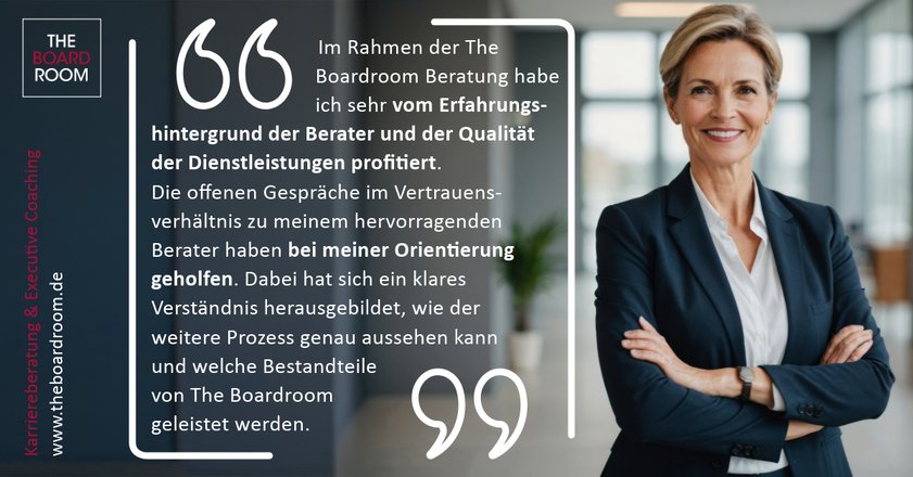 Erfahrungen in der Karriereberatung bei The Boardroom