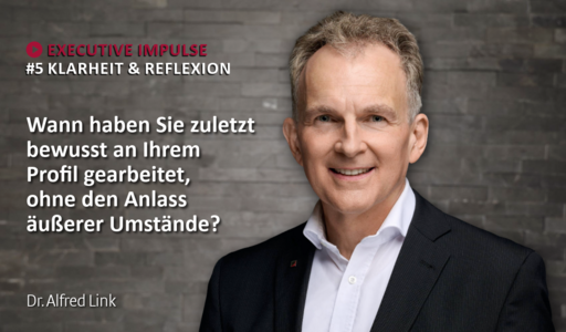 Dr. Alfred Link, Erfolgreiche Karriereentscheidungen im Topmanagement